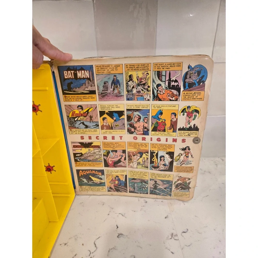 Vintage Kenner Super Powers Collection Vol 1 Action Figure Carrying Case DC 1984